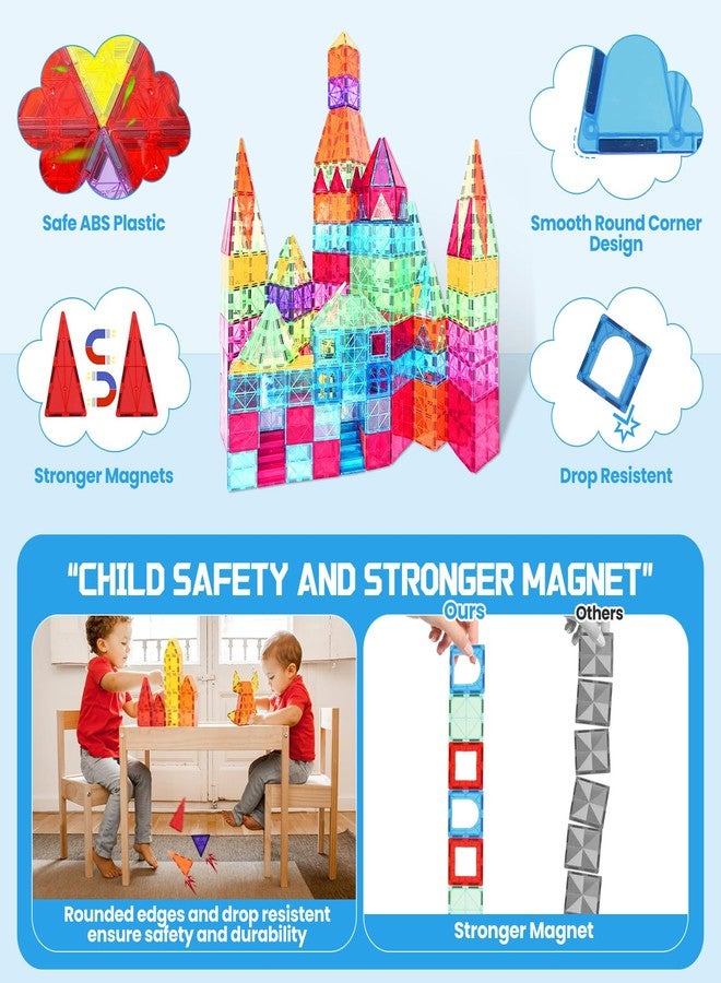 Paaxido Magnetic Tiles,100PCS Magnet Building Blocks - Image 4
